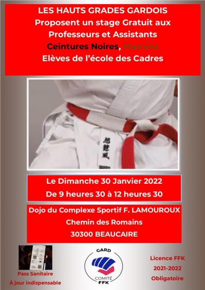 Stage hauts grades samedi 29 01 2022